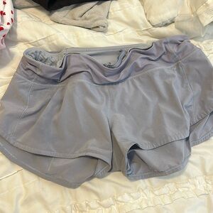 Purple ish Lululemon  speed up shorts